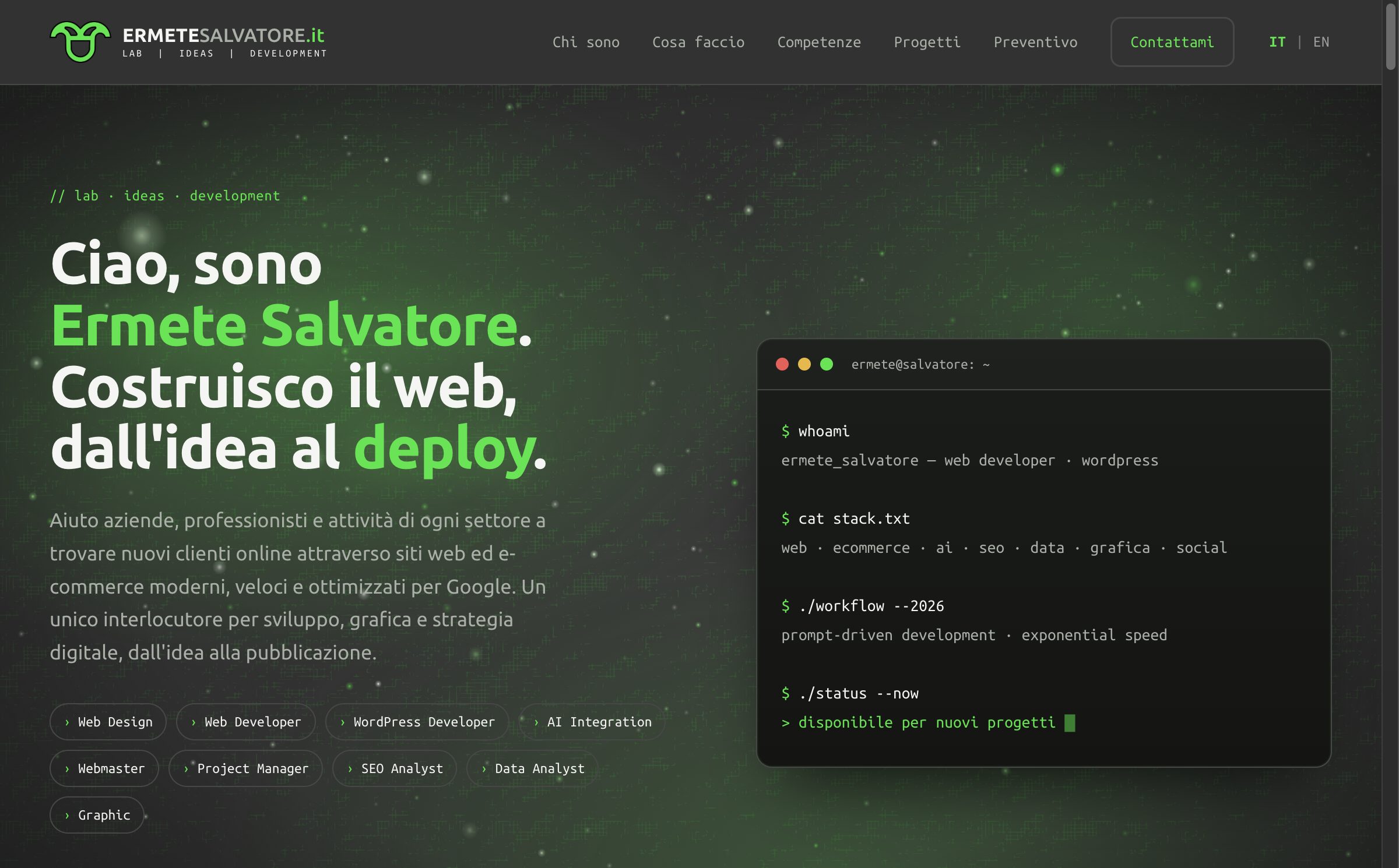 Anteprima del portfolio ermetesalvatore.it
